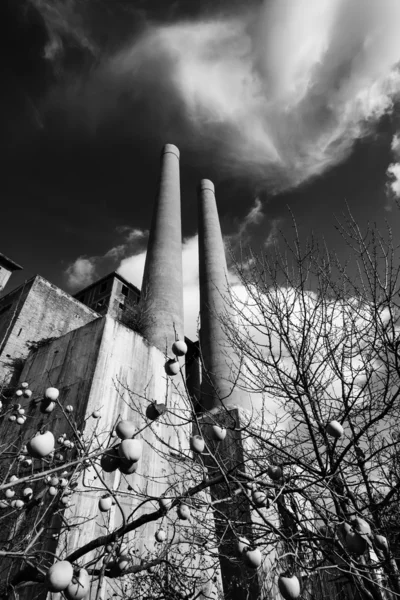 Italy, Maddaloni (Naples), cement factory — Stock Photo, Image