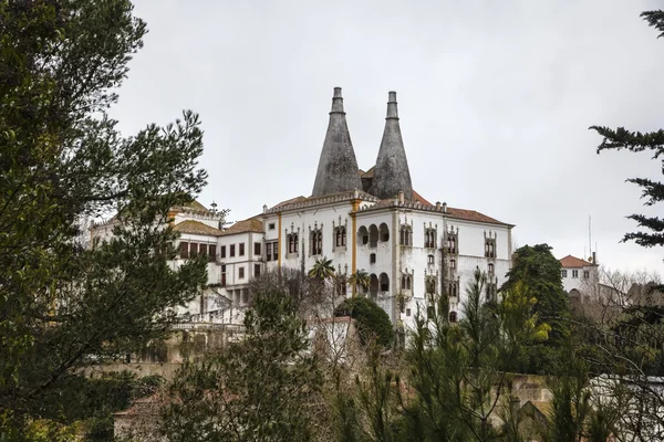 Portugal, Sintra, Sintra Medieval Royal Palace (Palacio Nacional de Sintra) — Stock Photo, Image