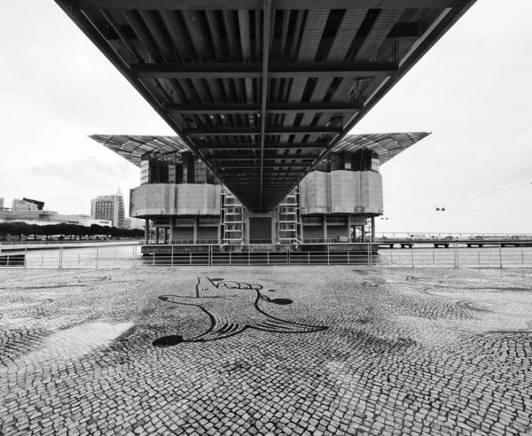 포르투갈, 리스본, 리스본 해양 수족관 (바다 리오 드 리스보아), 미국 건축가 피터 chermeyeff — 스톡 사진