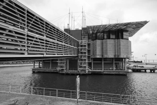 Portugal, Lisboa, Oceanario de Lisboa (Ocean rio de Lisboa), diseñado por el arquitecto estadounidense Peter Chermeyeff — Foto de Stock