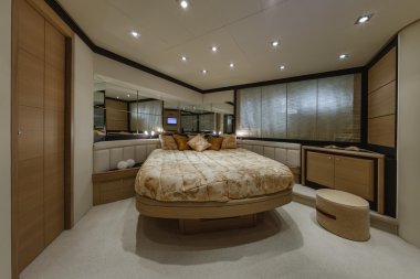 İtalya, Napoli, abaküs 62 lüks yat, yemek