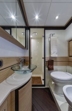 İtalya, Napoli, abaküs 62 lüks yat, yemek