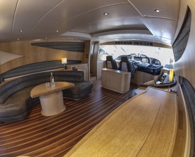 İtalya, alfamarine 78 lüks yat - yemek