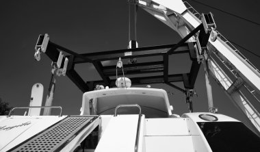 Lüks Yat yapım aşamasında