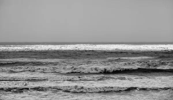 Mare Mediterraneo mosso in inverno — Foto Stock