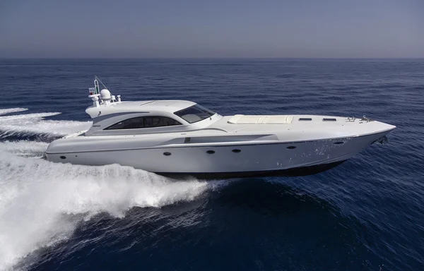 Yacht di lusso, vista aerea — Foto Stock