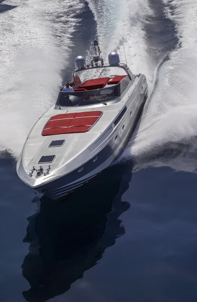 Yacht di lusso, vista aerea — Foto Stock