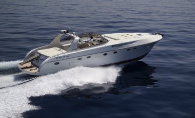 Lüks Yat, havadan görünümü