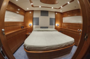 Lüks Yat rizzardi teknema 65 üzerinde VIPs yatak odası