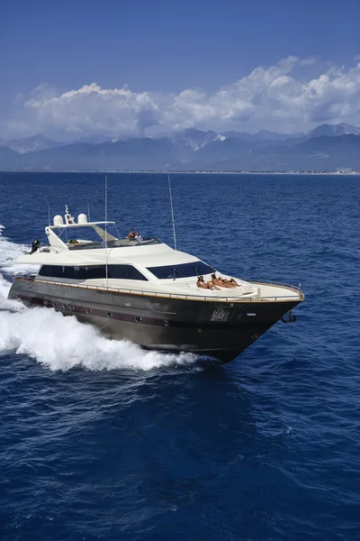 82 'yacht di lusso, vista aerea — Foto Stock