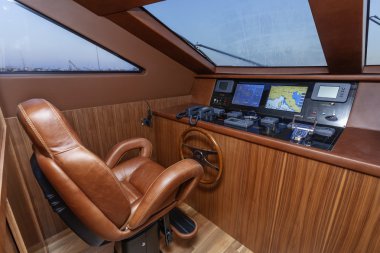 İtalya, viareggio, 82' lüks yat, yemek, consolle sürüş