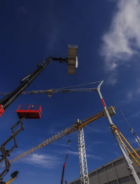 Tower cranes — Stock Photo, Image