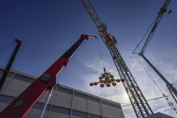 Grues à tour, porte-verre — Photo