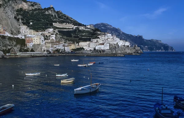 Kilátással Amalfi (Salerno megye) — Stock Fotó