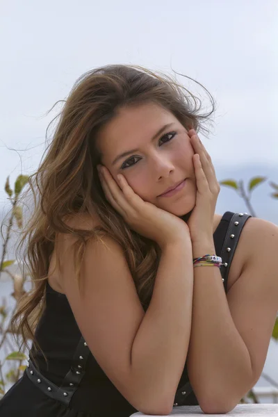 Young girl portrait, Italy, Sicily — Stock Photo, Image