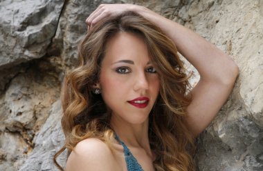 İtalya, Sicilya, genç kız portre