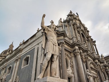 İtalya, Sicilya, catania duomo Meydanı