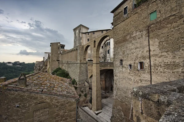 Italien, Toscana, pitigliano centrum — Stockfoto