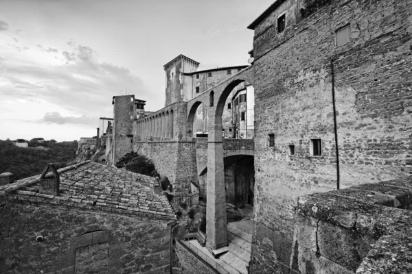 Itálie, Toskánsko, pitigliano město — Stock fotografie