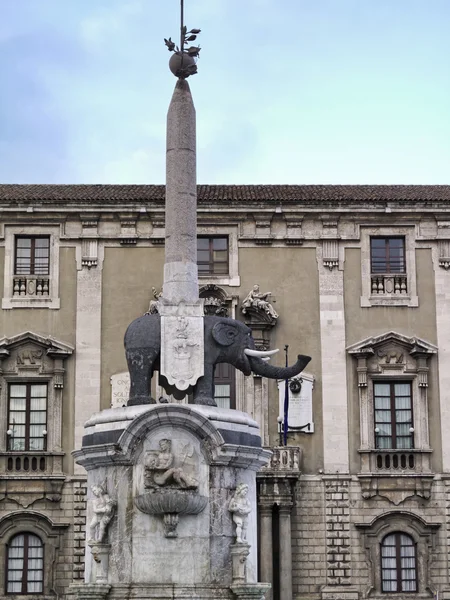 Italy, Sicily, Catania, Duomo Square — Stock Photo, Image