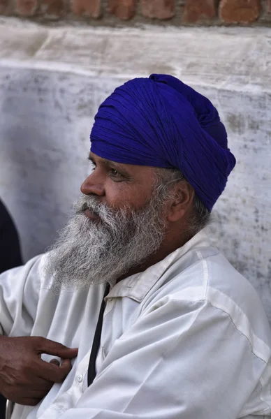 Sadhu indio en un templo hindú —  Fotos de Stock