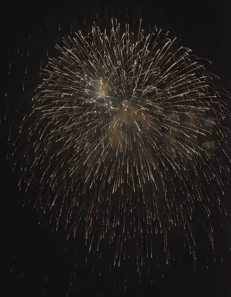 Feuerwerk am Strand — Stockfoto