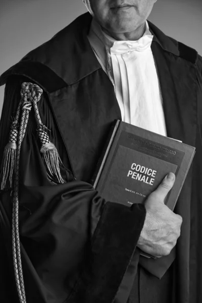 Italy, middle age lawyer studio portrait — Stock Photo, Image