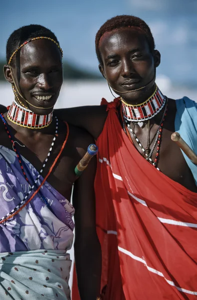 Masai sahilde — Stok fotoğraf