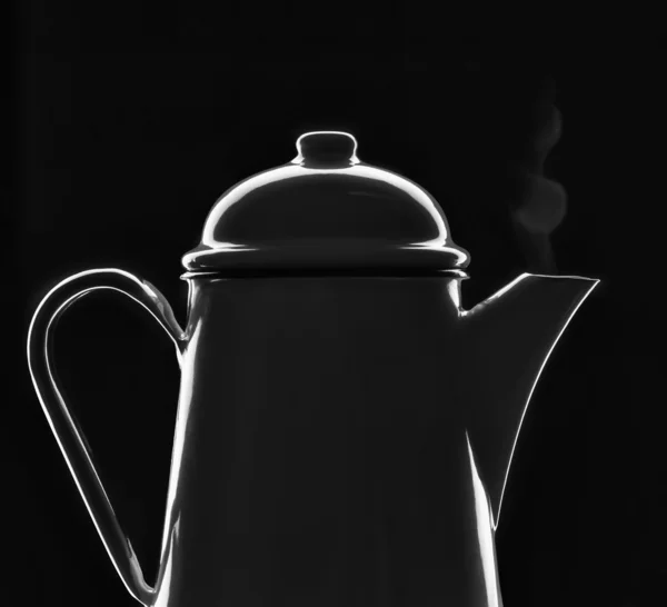 Heiße Teekanne — Stockfoto