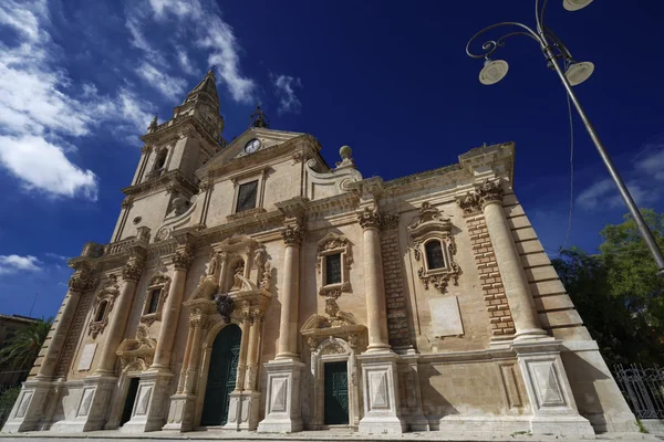 Vista de la fachada barroca de la Catedral de San Juan — Foto de Stock