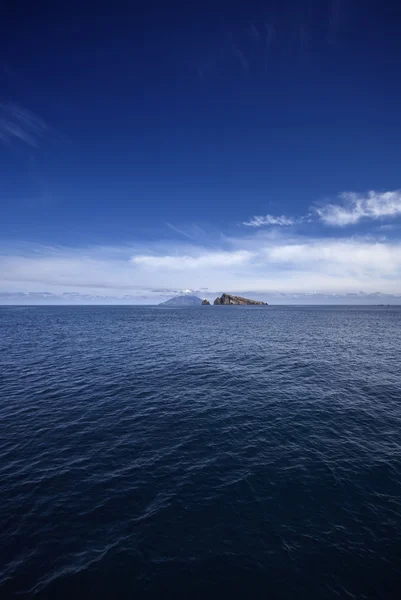 Vista da ilha de Stromboli — Fotografia de Stock