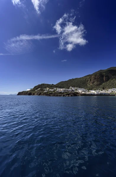 Weergave van panarea eiland — Stockfoto