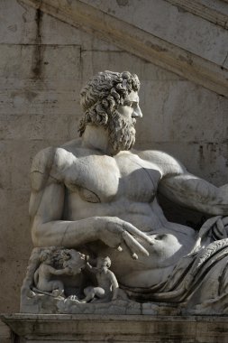 İtalya, Roma, campidoglio Meydanı, Roma heykeli