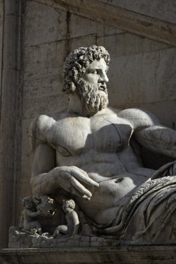 İtalya, Roma, campidoglio Meydanı, Roma heykeli