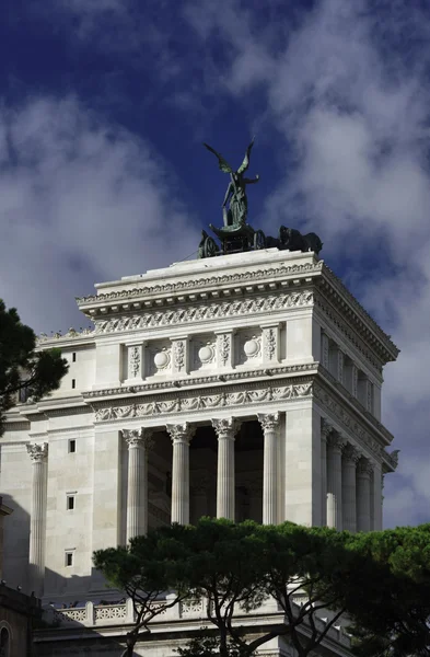 Itália, Roma, vista do Palácio Vitoriano — Fotografia de Stock