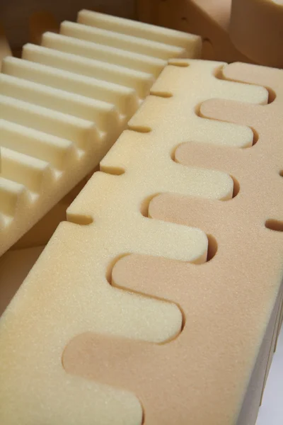 Italy, foam rubber shapes in a foam rubber factory — Stock Photo, Image