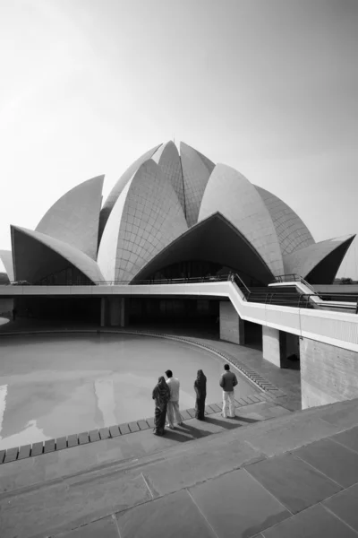 Índia. Delhi, Templo de Lótus — Fotografia de Stock