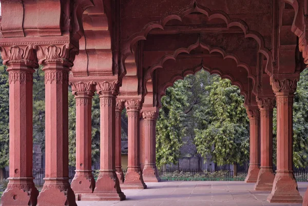 Die rote Festung, diwan-i-am — Stockfoto