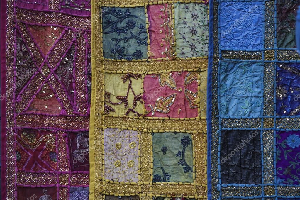 Hand made indian blankets — Stock Photo © agiampiccolo 38129859