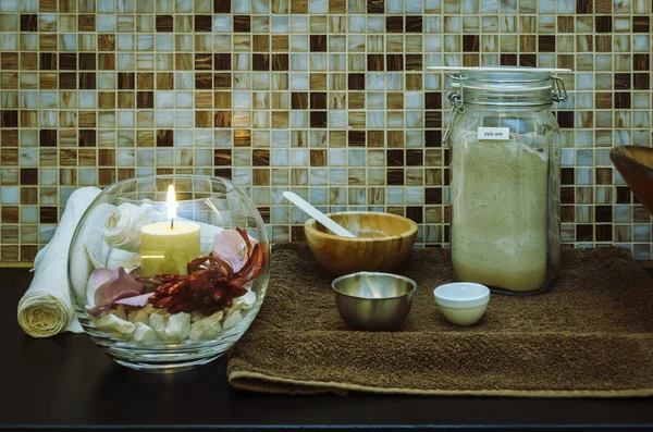 Baño Del Hotel Artículos Tocador Cortesía Champú Gel Ducha Set — Foto