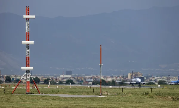 Датчики управления полетом — стоковое фото