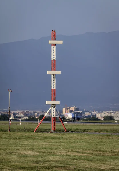 Sensores de control de vuelo y avión — Foto de Stock