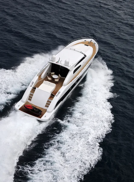 Tecnomar Velvet 83 luxury yacht Royalty Free Stock Images