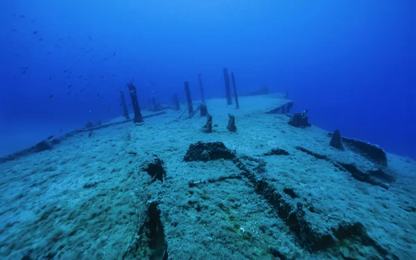 Navio afundado — Fotografia de Stock