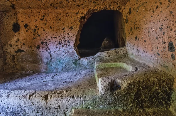 Etruskiej nekropolii — Zdjęcie stockowe