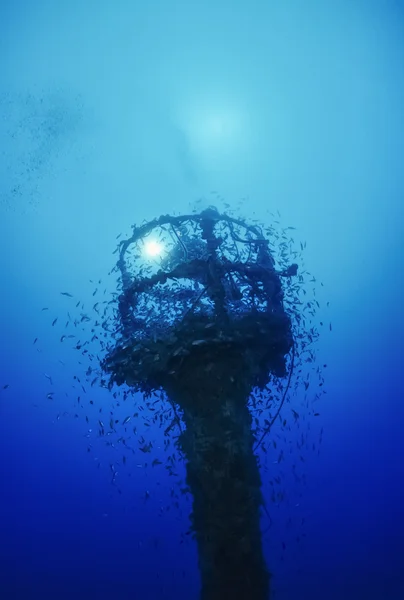 Gezonken schip — Stockfoto