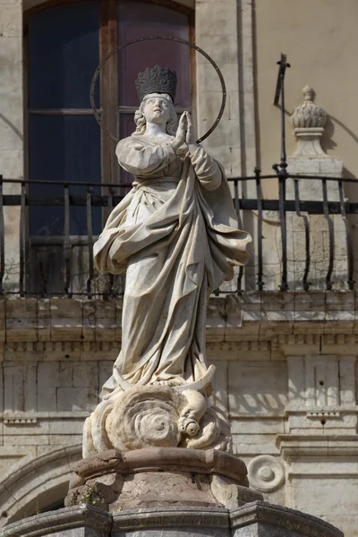 Baroque Immacolata statue — Stock Photo, Image