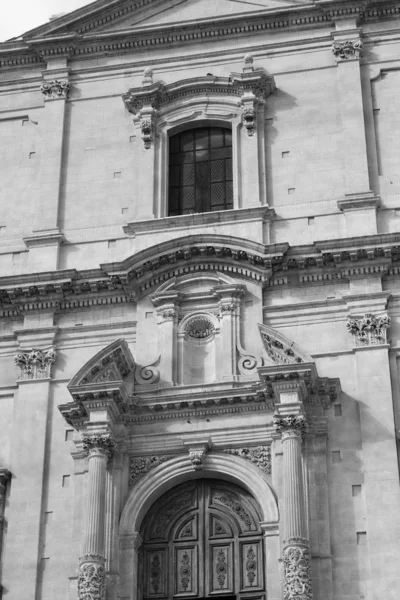 Barokní s. francesco církevní fasáda — Stock fotografie