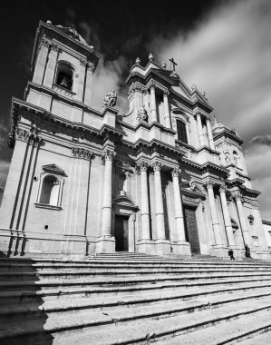 Italy, Sicily, Noto, S. Nicolò Cathedral baroque facade