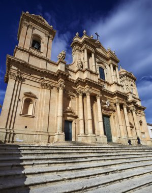 Italy, Sicily, Noto, S. Nicolò Cathedral baroque facade
